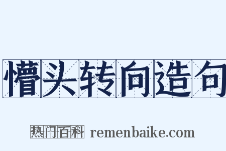 懵头转向造句是什么意思的图片